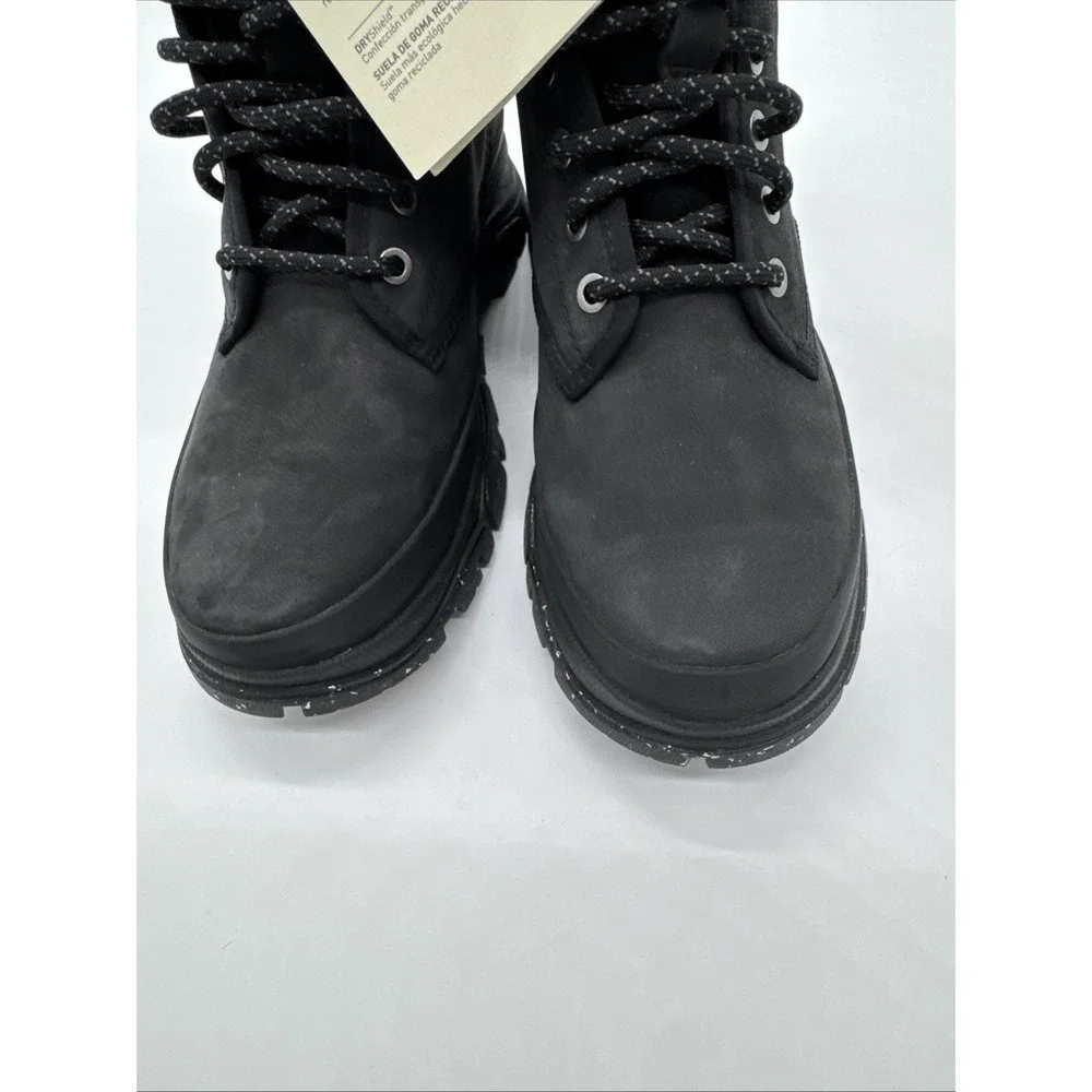 Ariat Moresby H2O Women 7.5B  oily Distressed Black Waterproof Boot‎ New